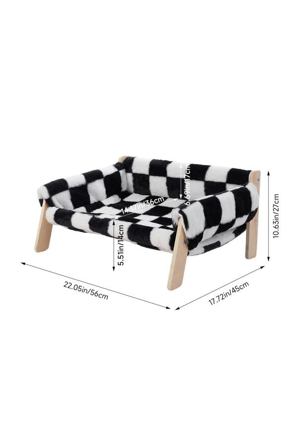 Living and Home Soft and Comfortable Wooden Frame Pet Sofa