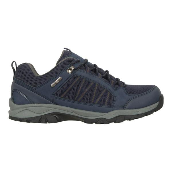Mountain Warehouse Mens Path Waterproof Walking Shoes - Navy - 