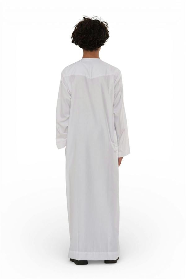 Infinity Leather Kids Boys Eid Moroccan Jubba Robe Djellaba Ramadan Eid Thobe - K-HM11
