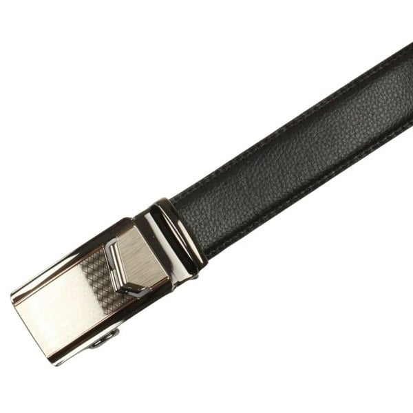 TruClothing Men’s Leather Automatic Click Buckle Adjustable Ratchet Belt