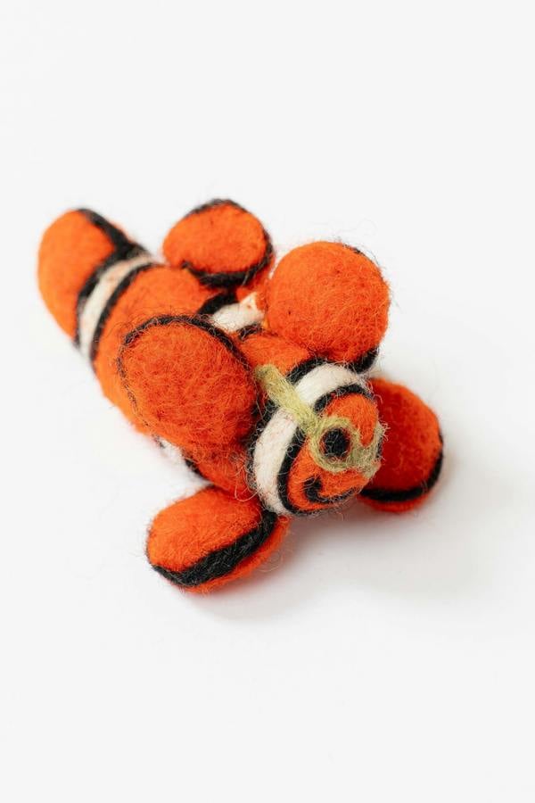 Camille Fish Felt Keyring