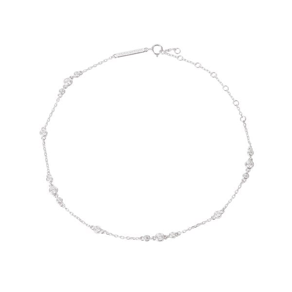 Illuminess™ Premium Sterling Silver Sparkle Anklet image 0