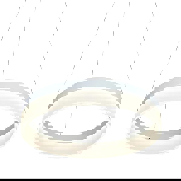 Milagro Ring 40CM LED Designer Pendant Lamp A Stunning Centrepiece Formed From A Hypnotic White Circular 24W(120W) LED Hoop