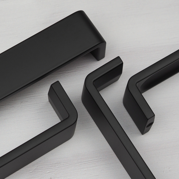 Handle & Home Matt Black D-Bar Handle