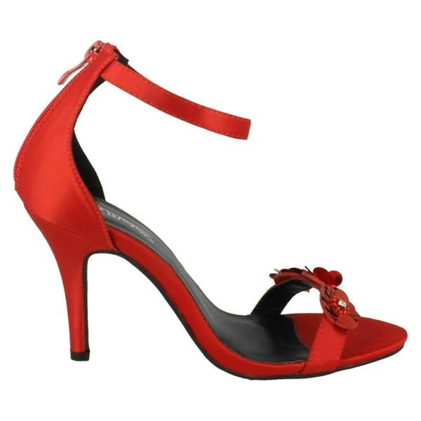 Anne Michelle Ladies Anne Michelle Flower Trim Sandals