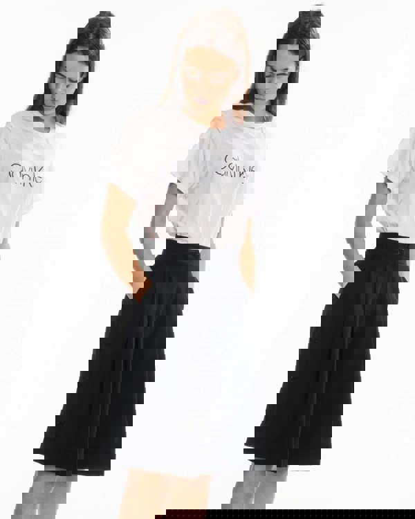 Calvin Klein Side Button Womens Skirt