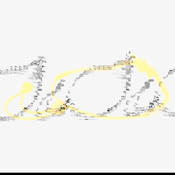 Swarovski Idyllia Gold Tone Plated Arrow Heart Bracelet 5744061