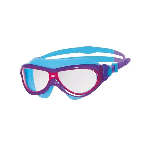 Zoggs Phantom Junior swim goggles in blue and purple for children aged 6-14