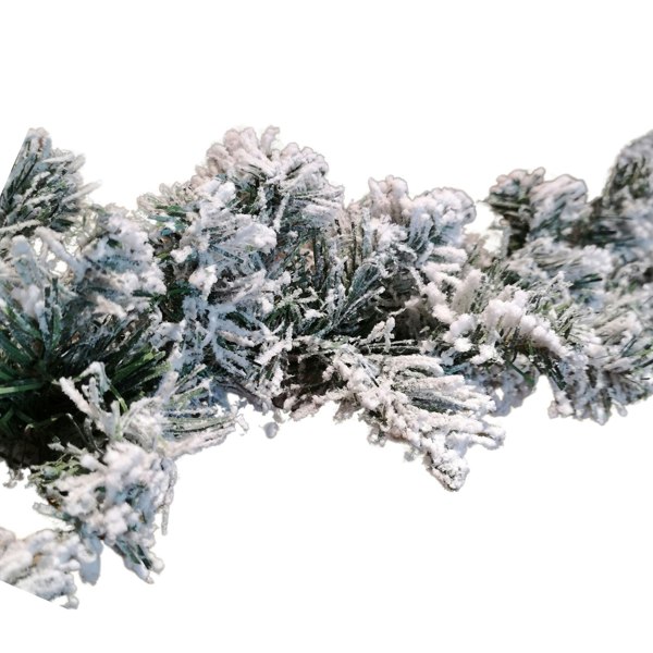 Samuel Alexander 270cm (9ft) Samuel Alexander Luxury Green Christmas Snowflocked Garland