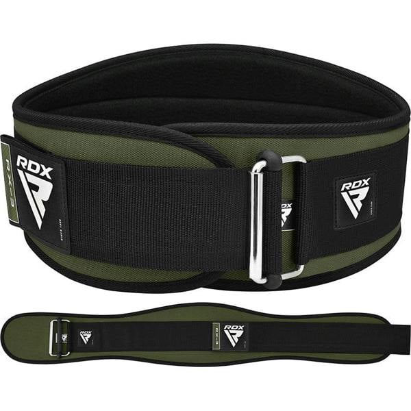 RDX Sports WEIGHT LIFTING BELT EVA CURVE RX3 ARMY GREEN