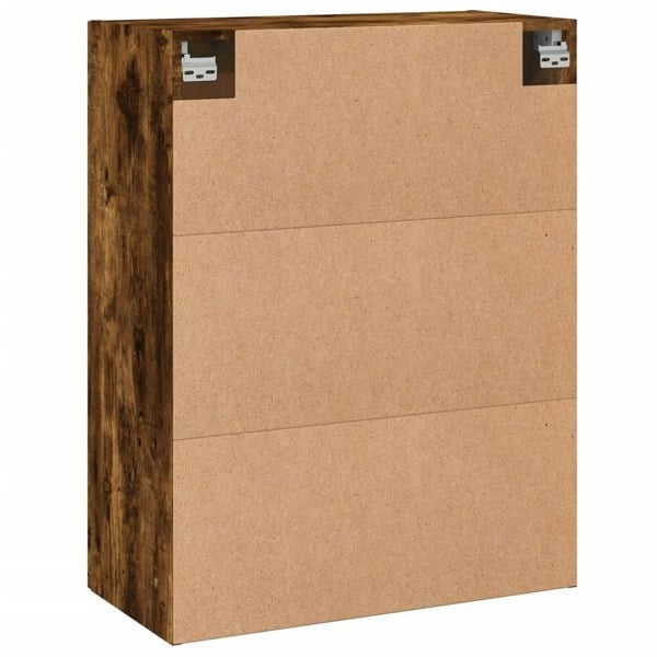Berkfield Wall Mounted Cabinet Smoked Oak 69.5x34x90 cm Engineered Wood