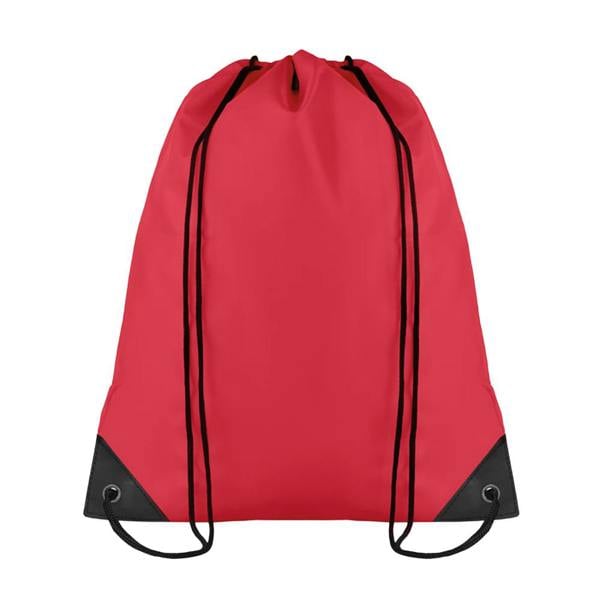 MidOcean Shoop Polyester 190T Drawstring Bag - Red