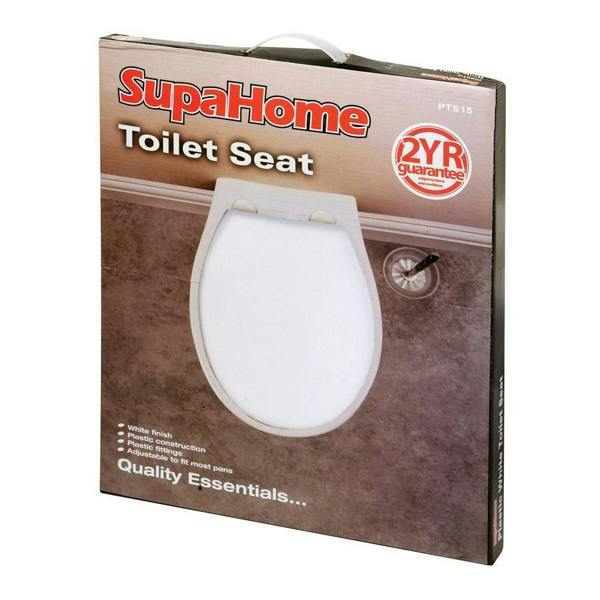 SupaHome Toilet Seat - White - 