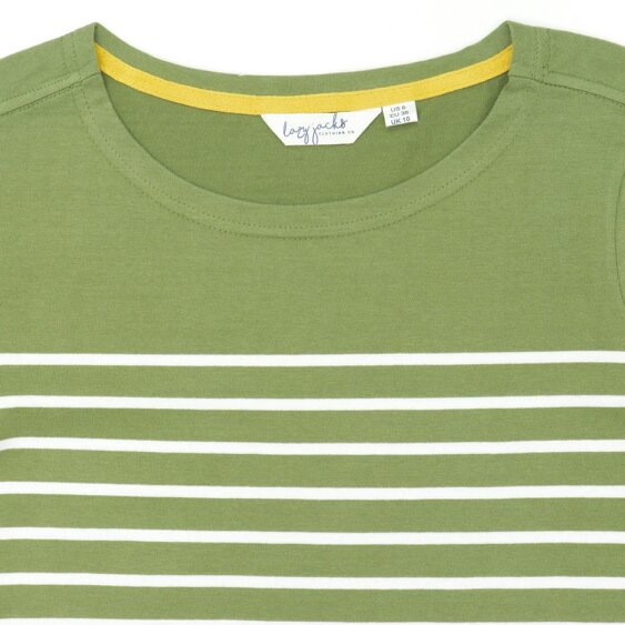 Lazy Jacks LJ97 - Long Sleeve Striped Breton - Sage