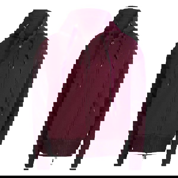 Parajumpers Zip Fleece Burgundy Hoodie S