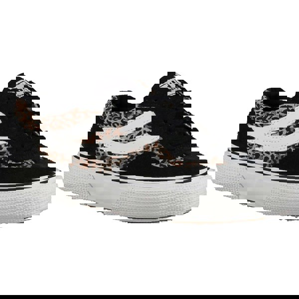 Superga 2941 Revolley Leopard Women's Trainers - Black/Micro Leopard