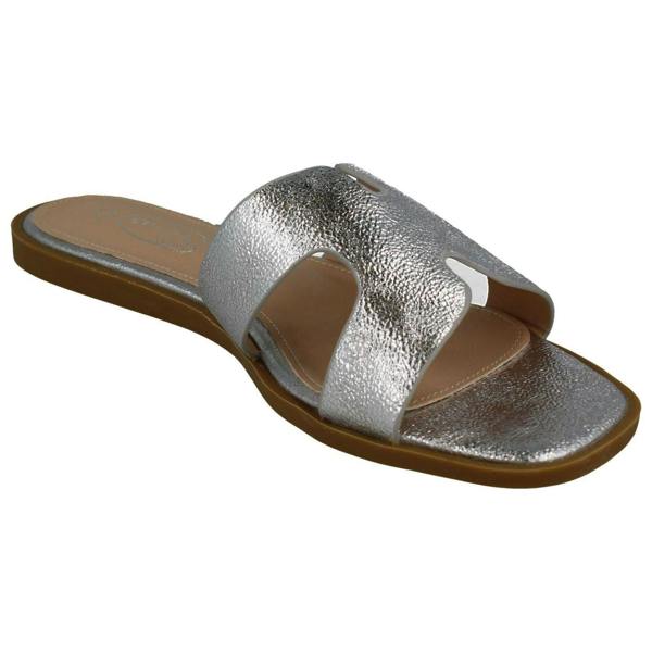 Spot On Ladies Spot On Casual Open Toe Summer Mule