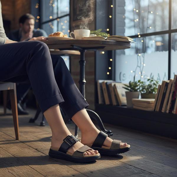 Remonte D1J61 Cross Strap Sandals   in  Black
