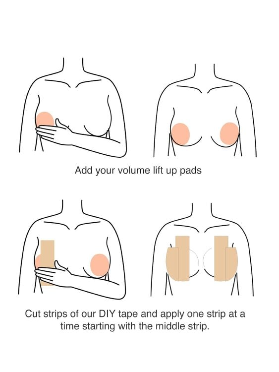 Perky Pear Volume Cleavage Bundle for A-D cups