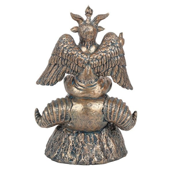 Serano Gold Baphomet LED Backflow Incense Burner