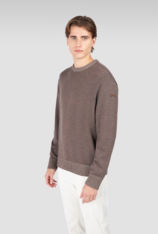 Paul & Shark Soft Cool Touch Wool Crewneck Sweater