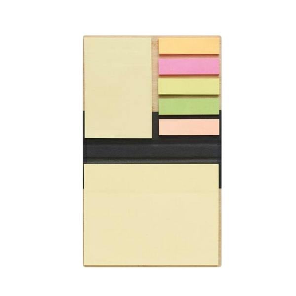 MidOcean Visionbam Sticky Notes Bamboo Memo Pad - Black - 