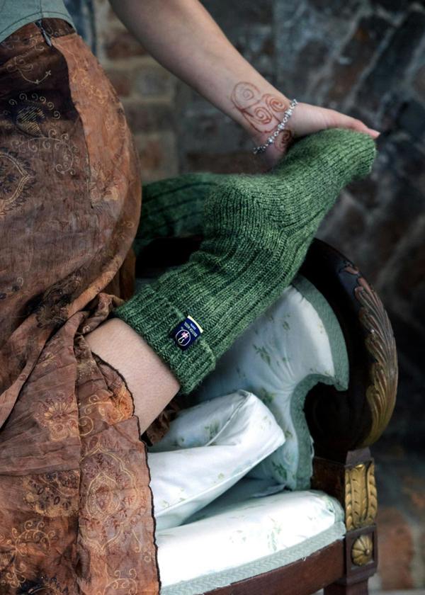 Jemsox British Wool Boot Socks – Celtic Green | 100% British Wool Luxury Boot Socks