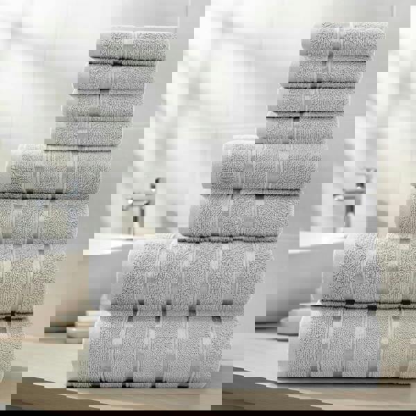 Smart Living Boston 8 PCS Towel Bale Set - Silver