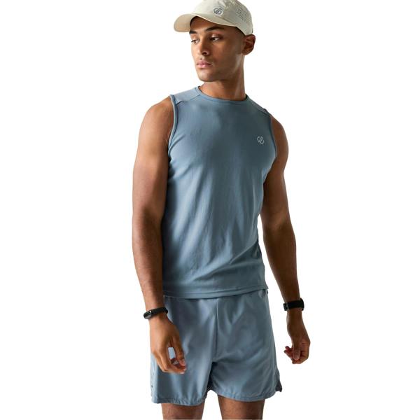 Dare 2B Mens Rapid Logo Tank Top - Mercury - 