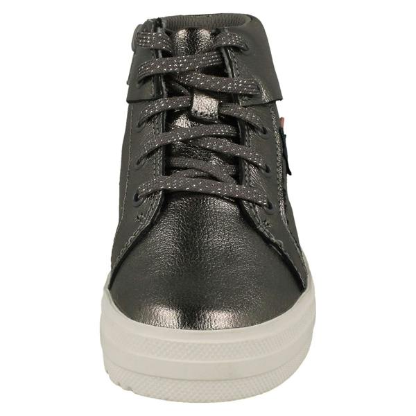 Clarks Childrens Clarks Animal Detailed Lace Up Ankle Boots Nova City