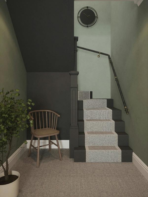 Handrails Direct Enville Charcoal Double Winder Handrail