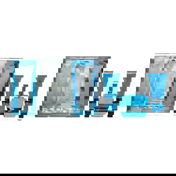 Blue Mustang Blue 3 Piece Gift Set: Eau de Toilette 100ml - Aftershave Balm 100ml - Hair  Body Wash 100ml