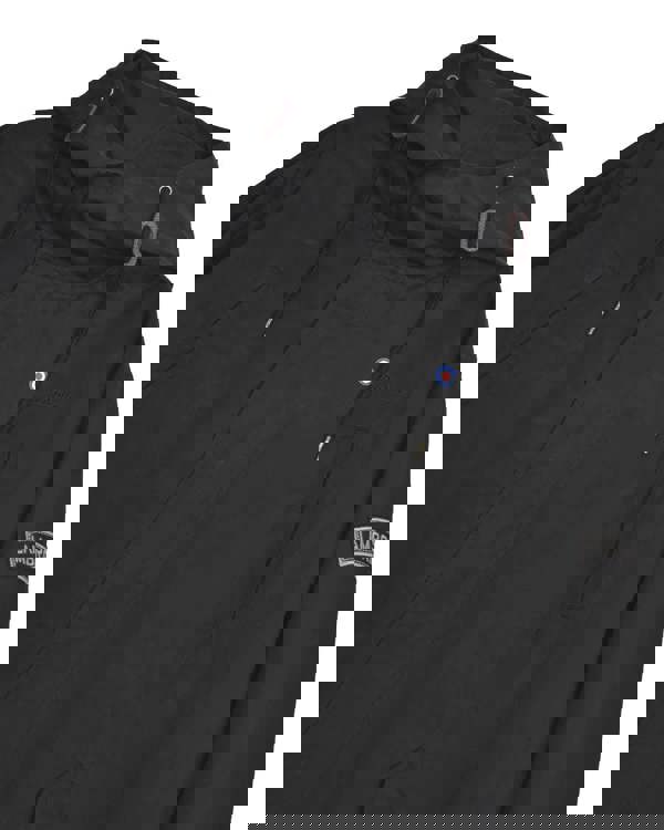 Lambretta Mens Shower Resistant Hooded Classic Badge Fishtail Parka