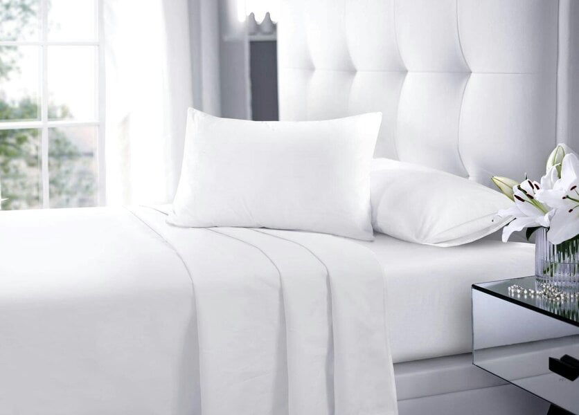 Night Zone Polycotton Sheet Set – Fitted Sheet, Flat Sheet & Pillowcases Easy Care Bedding