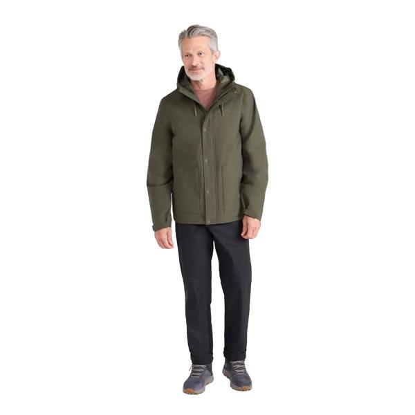 Mountain Warehouse Mens Oak Waterproof Jacket - Khaki Green - 