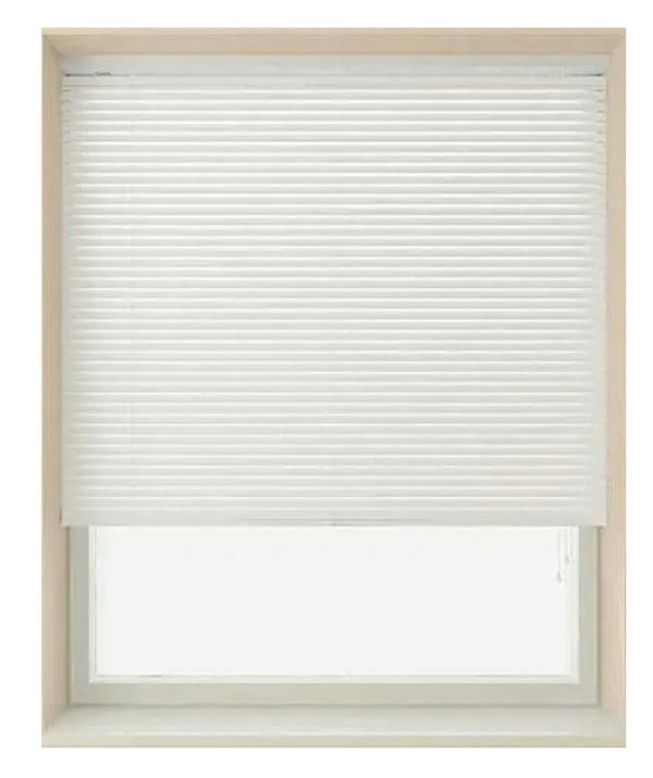 NewEdgeBlinds White 25mm Slat PVC Venetian Blind (152cm Drop)