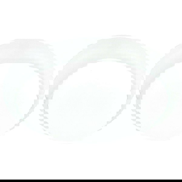 Round LED Flush Ceiling Light 15W Colour Changing White Gloss Indoor Bulkhead Loops