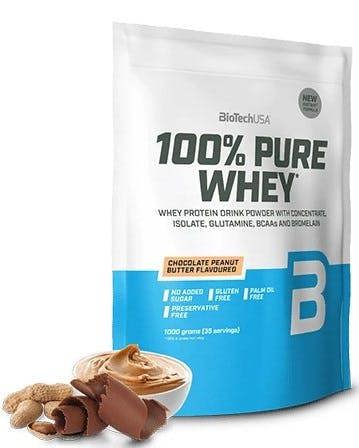 BioTechUSA 100% Pure Whey, Chocolate Peanut Butter - 1000g