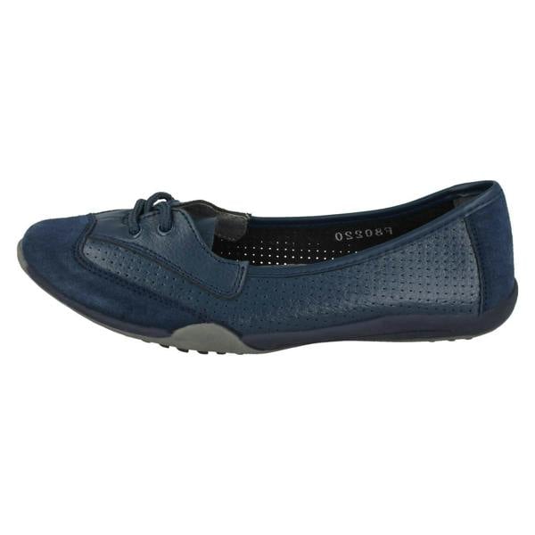 Down to Earth Ladies Down To Earth Flat Comfort Ballerinas