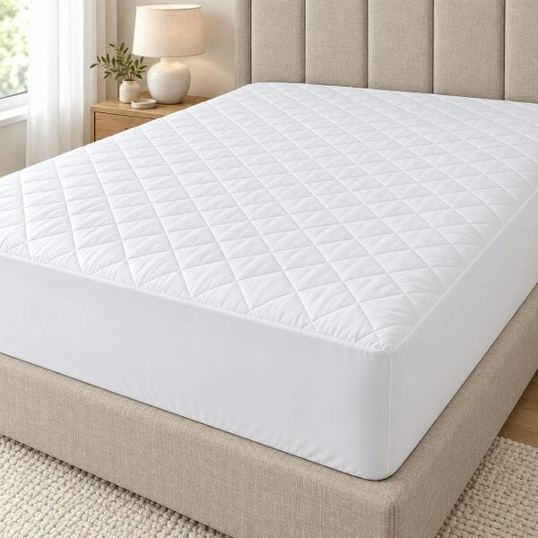 Night Zone Waterproof Quilted Mattress Protector 30cm Deep – Breathable Mattress Cover