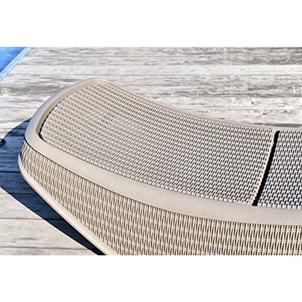 Centurion Supports MALDIVES Grey Prestigious Outdoor Rattan-Style Adjustable Sun Lounger Pair