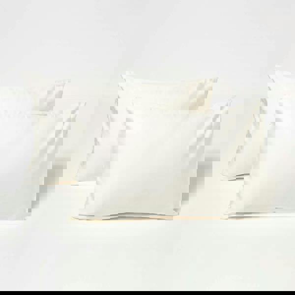 HOMESCAPES Organic Cotton Kids Pillowcases 40 x 60 cm 400 Thread Count, 2 Pack