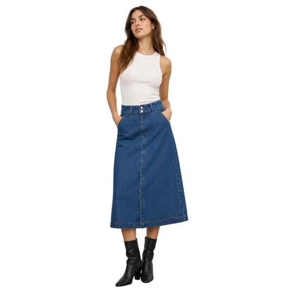 Vero Moda Womens/Ladies Denim Skirt - Medium Blue - 