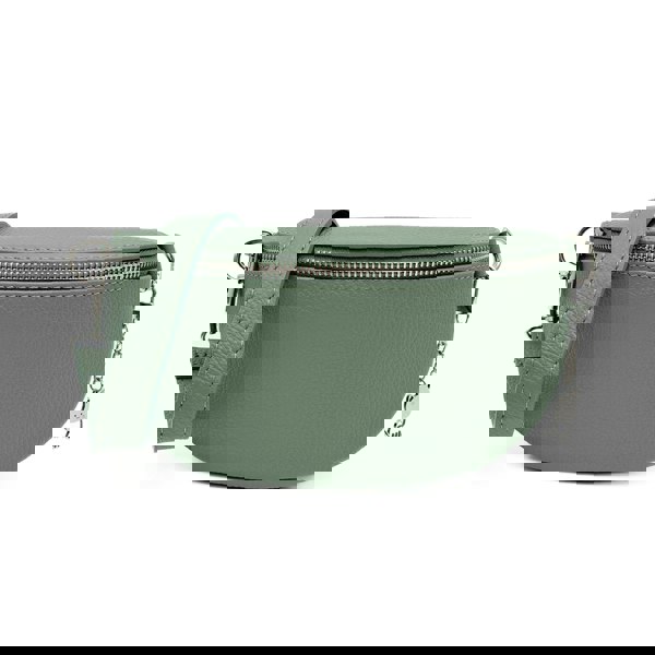 Kitise Italian Real Leather Bum Bag Style Crossbody Bag