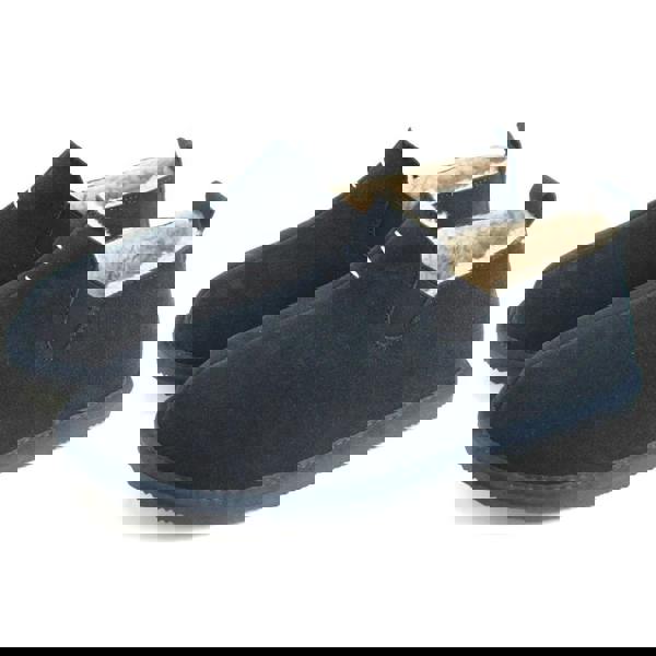 Eastern Counties Leather Mens David Suede Hard Sole Slipper Boots - Navy