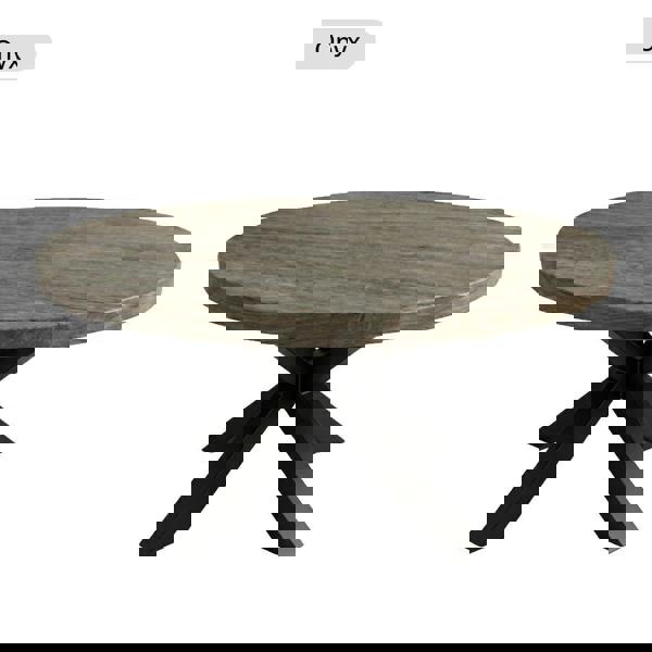 TRL Furniture Premium Solid Oak Round Dining Table