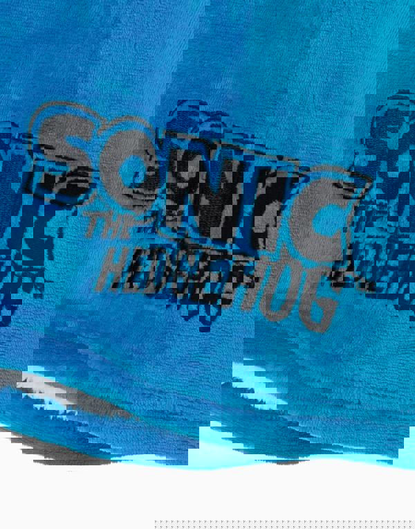 Sonic the Hedgehog Boys Blue Blanket Hoodie (One Size)