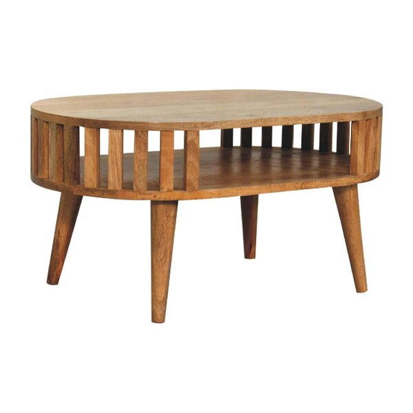Wyld Haus Kaunakakai Slatted Mango Wood Coffee Table