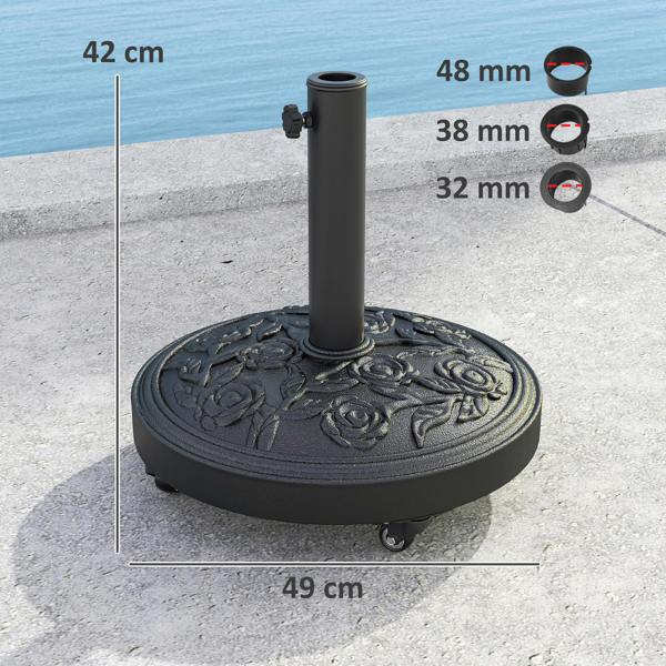 Center Pole Umbrella Base
