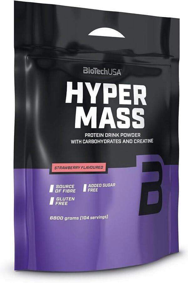 BioTechUSA Hyper Mass, Strawberry - 6800g